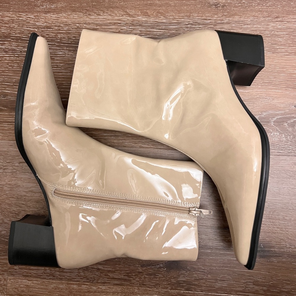 Beige Vagabond Giselle Pointed Toe Bootie, Women’s Size 7
